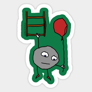 Hanging On! Sticker